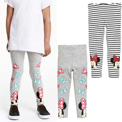 Kids Baby Girls Leggings Pants Cute Mini Mouse Trousers