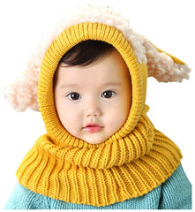 Girls Boys Warm Hat Winter Beanie Scarf  Knitted Cap One Size Adjustable 18 months