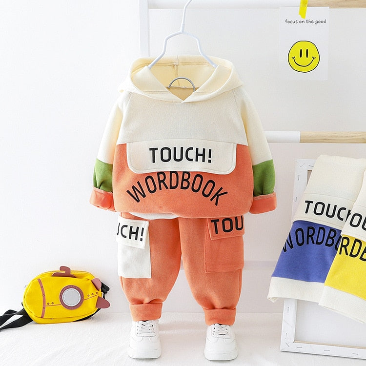Baby Boy Clothes Cotton Thick Warm 2 Pcs Suit
