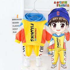 Baby Boy Clothes Cotton Thick Warm 2 Pcs Suit