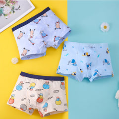 Kid Boy Underwear Cartoon Shorts Cotton Car Dinosaurs Pattern 3/5Pack Lot