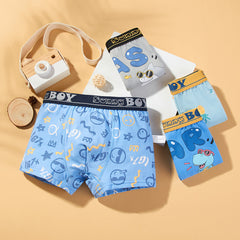 Kid Boy Underwear Shorts Soft Cotton Pattern 4 Pack/Lot