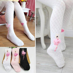 Girls Dancing Ballet Tights Pantyhose Cute Bowknot Stockings