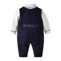 Baby Boys Printed Infant Banquet Suits 4 Pcs Set