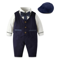 Baby Boys Printed Infant Banquet Suits 4 Pcs Set