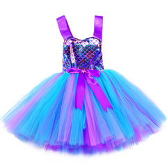 Kid Baby Girls Mermaid Birthday Party Princess Dress