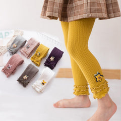 New Spring Autumn Baby Girl Cutie Cartoon Leggings Pants
