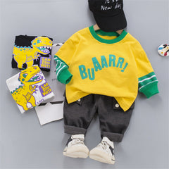Autumn Baby Boy Dinosaur Sets 2 Pcs