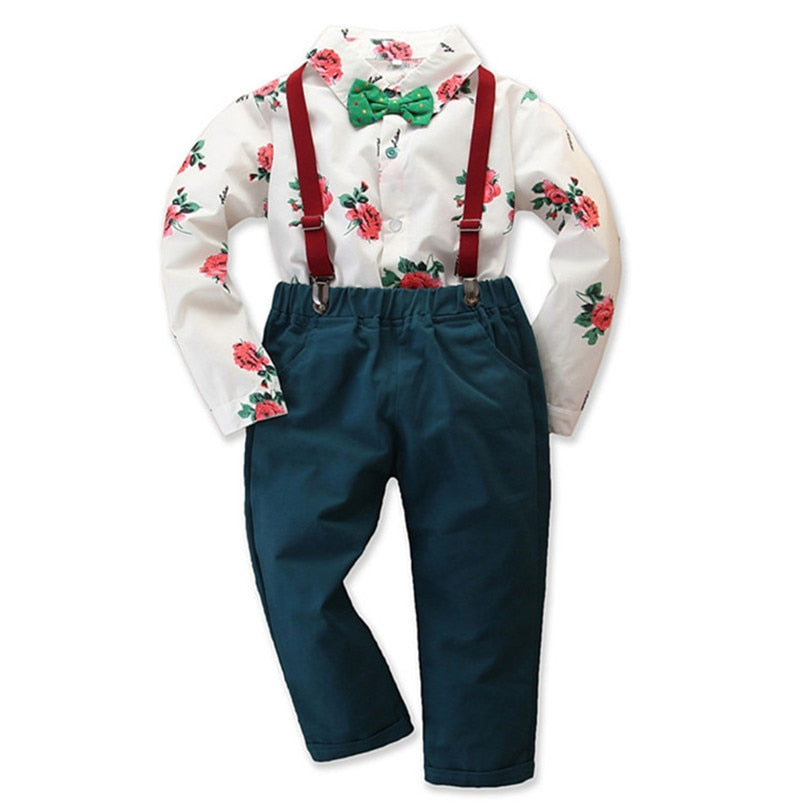 Baby Boys Set Cotton Long Sleeve Spring/Autumn 2 Pcs 3-24 Months
