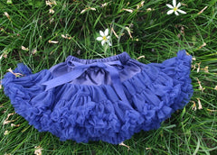 Girls Fluffy Chiffon Solid Colors Tutu Christmas Dance Skirt  2-10 Years
