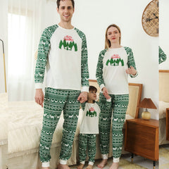 Family Matching Merry Christmas Tree Printed Pajamas Sleepwear