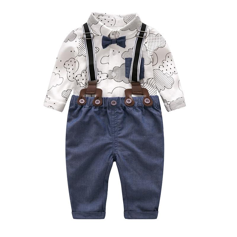 Baby Boy Formal Gentleman Autumn Outfit 2 Pcs/Set