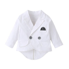 Baby Boy Suit Jumpsuit Gentleman Tuxedo 2 Pcs Sets