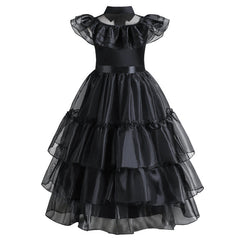Girls Dress Fluffy Princess Dress Drama with The Ball Dress Dress Black Dress