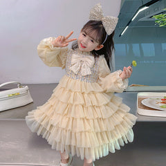 Kid Baby Princess Autumn Long Sleeve Dresses