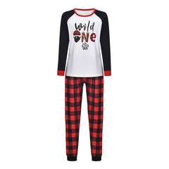 Family Matching Parent-child Christmas Plaid Home Pajamas