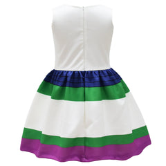 Kid Girl Bow Toy Story Digital Print Party Dresses