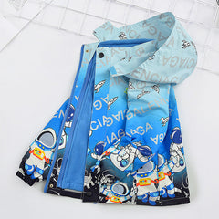 Kid Boy Charge Jacket  3 In 1 Extra  Autumn Winter Outdoor Trench Coat