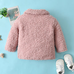 Baby Girl Coat Fleece Winter Warm Cutton Outwear