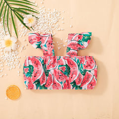 Kid Baby Girls Swimming Suit Cute Watermelon Swimsuit