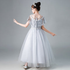 Kid Girl Pengpeng Princess Flower Host Performance Dress