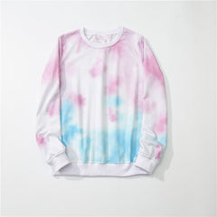 Family Matching Mother-daughter Tie-dye Top Trendy New Hoodie