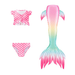 Kid Girl Ghnatygren Mermaid Tail Swimsuit