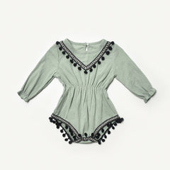 Family Matching Parent-child Long-sleeved Lace Female Dress