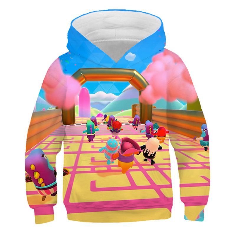 Kid Baby Boy Girl Fall Guys Ultimate Knockout Pullover Hoodie