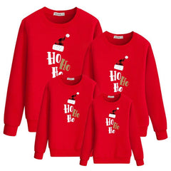 Family Matching Parent-child Autumn Round Collar Leisure Hoodie Shirts