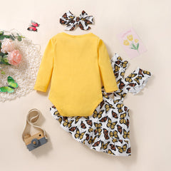 Baby Girl Butterfly Strap 3 Pcs Sets