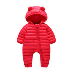 Baby Girl Boy Light Down Crawling Newborns One Piece Cotton Padded Rompers