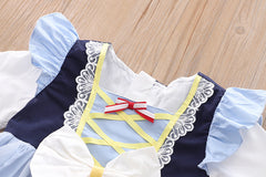 Kid Baby Boy Lolita Western Snow White Princess Dress
