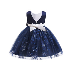 Kid Girl Princess Wedding Gauze Sequins Pompous Dresses