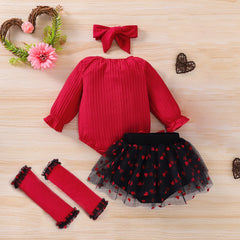 Baby Girl Mother's Day Climbing Suit Climbing 2 Pcs Sets