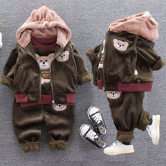 Baby Boys Girls Spring Winter Fashionable Casual 3 Pcs Sets