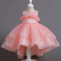 Kid Girl Princess Summer Fluffy Gauze Dress