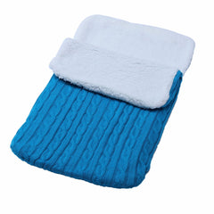 Baby Fleece Sleeping Thickened Knit Warm Wool Trolley Pajamas