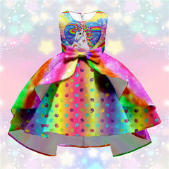Kid Girl Elegant Fashionable Princess Dress