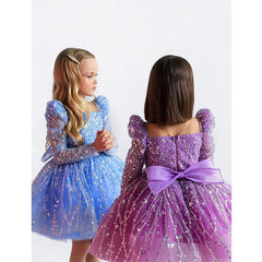 Kid Girl Princess Sequin First Birthday Tutu Dresses