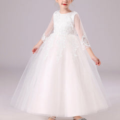 Kid Girl Autumn Spring Princess Formal Dresses