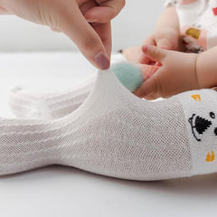 Baby / Toddler Solid Breathable Over-knee Mesh Socks 3 Packs