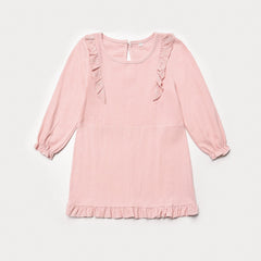 Family Matching Parent-child Long-sleeved Ruffled Mother Daughter Dress