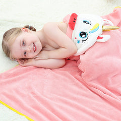 Kid Baby Summer New Cartoon Bath Towel Pajamas