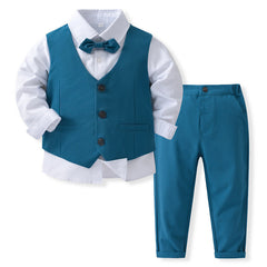 Kid Baby Boy Occasion Spring European American 2 Pcs Sets Suit