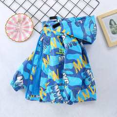 Kid Boys Jacket 3 In 1 Detachable Autumn Winter Outdoor Windproof Jacket Coats