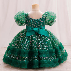 Kid Girl Princess Wedding Birthday Banquet Dresses
