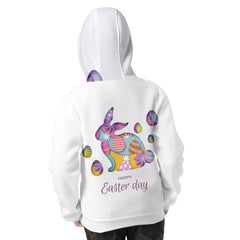 Kid Boy Girl Easter 3D Printed Hoodies Zipper Coats