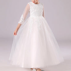 Kid Girl Autumn Spring Princess Formal Dresses