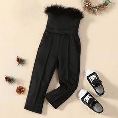 18M-5Y Kid Baby Sleeveless Chest Air Layer Pants